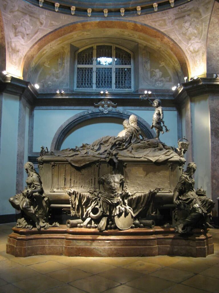 Maria Theresa and Francis Stephen’s tomb in the Crypt of the Capucins, Vienna
